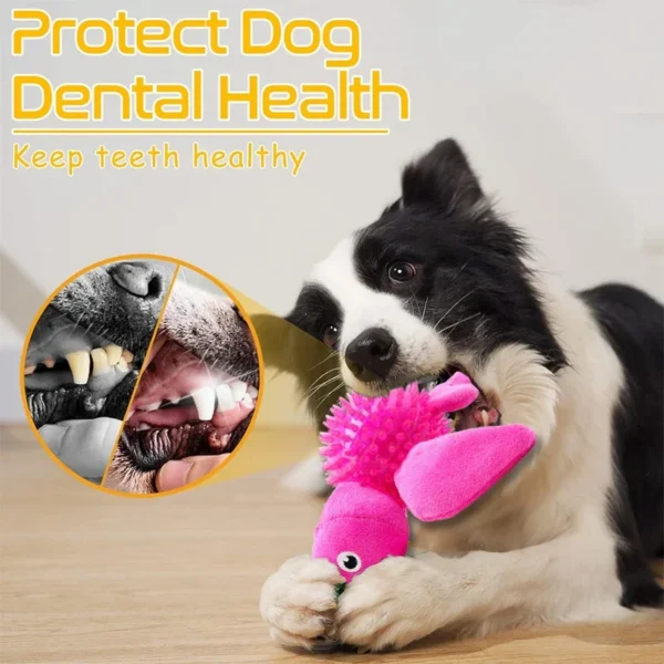 Jouets à mâcher pour chien en forme de tortue Jouet à mâcher pour chien multifonctionnel en TPR Nettoyage des dents pour les petits et moyens grands chiens pour les garder occupés – Image 4