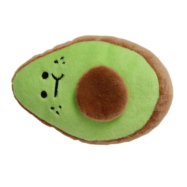 Nouveau Jouet à Mâcher pour Chien - Jouet Sonore en Forme de Légume et de Fruit avec Drumstick en Poulet - Jouet Squeak en Peluche en Forme de Poivron Rouge