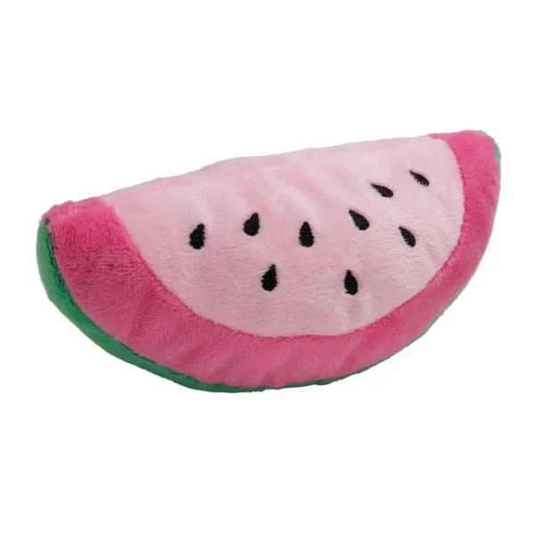 Nouveau Jouet à Mâcher pour Chien - Jouet Sonore en Forme de Légume et de Fruit avec Drumstick en Poulet - Jouet Squeak en Peluche en Forme de Poivron Rouge – Image 2