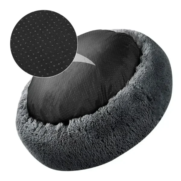 Lit pour chien de compagnie confortable Donut Cuddler chenil rond pour chien coussin pour chien et chat lavable ultra doux canapé chaud d'hiver vente chaude – Image 2